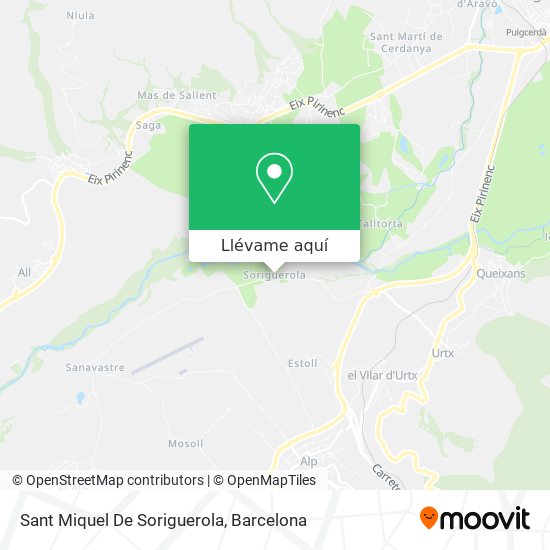 Mapa Sant Miquel De Soriguerola