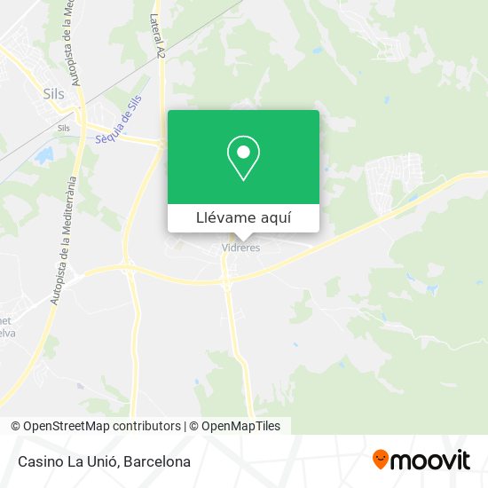 Mapa Casino La Unió