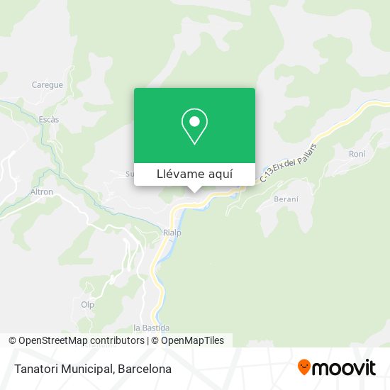 Mapa Tanatori Municipal