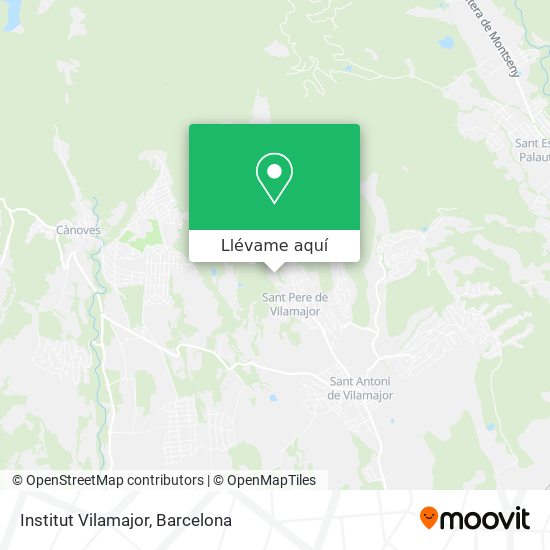 Mapa Institut Vilamajor