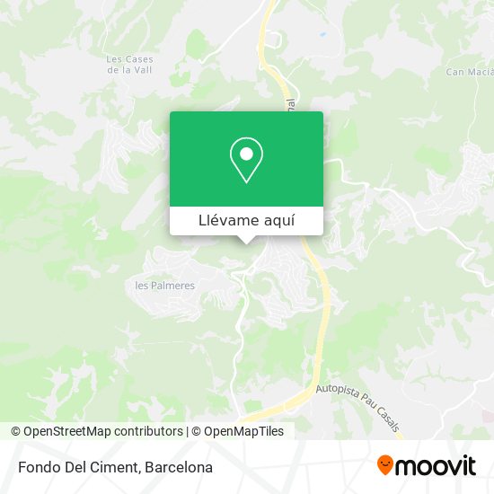 Mapa Fondo Del Ciment