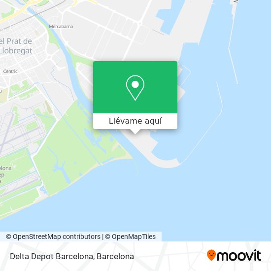 Mapa Delta Depot Barcelona