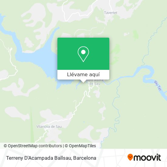 Mapa Terreny D'Acampada Ballsau