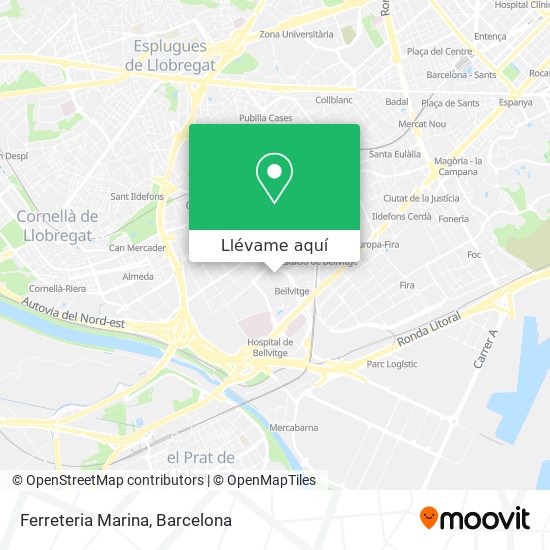 Mapa Ferreteria Marina