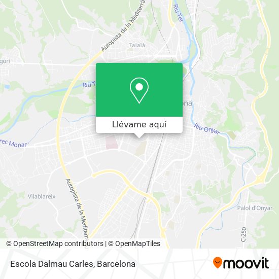 Mapa Escola Dalmau Carles