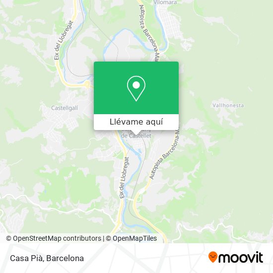 Mapa Casa Pià