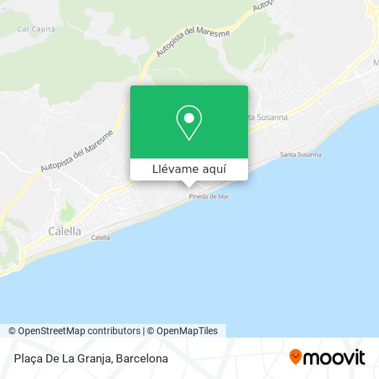 Mapa Plaça De La Granja
