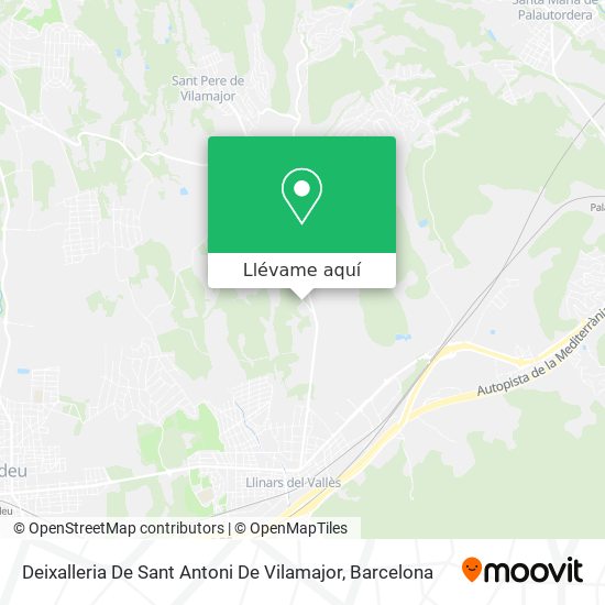 Mapa Deixalleria De Sant Antoni De Vilamajor