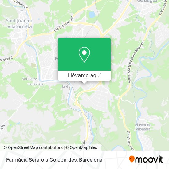 Mapa Farmàcia Serarols Golobardes