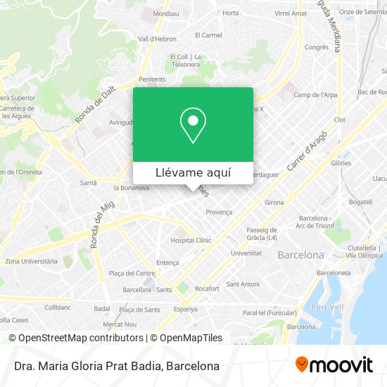 Mapa Dra. Maria Gloria Prat Badia