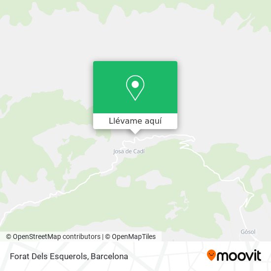 Mapa Forat Dels Esquerols
