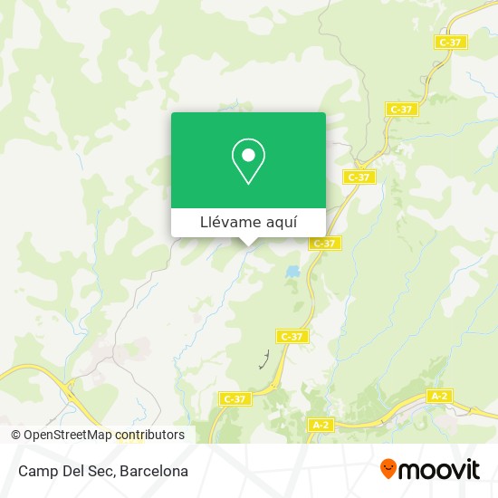 Mapa Camp Del Sec