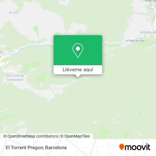 Mapa El Torrent Pregon