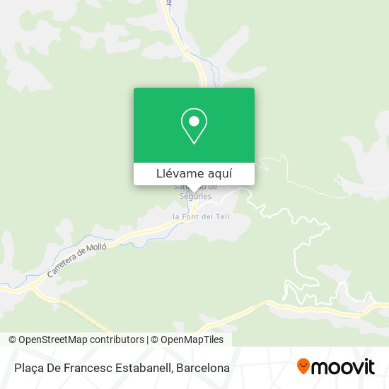 Mapa Plaça De Francesc Estabanell