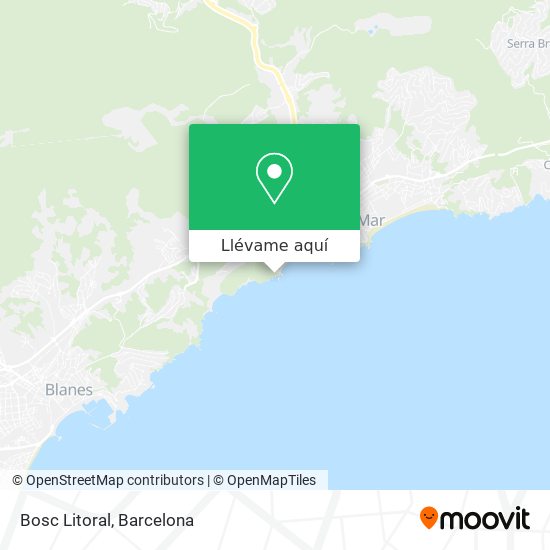 Mapa Bosc Litoral