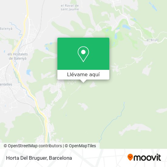 Mapa Horta Del Bruguer