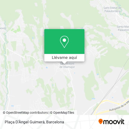 Mapa Plaça D'Àngel Guimerà