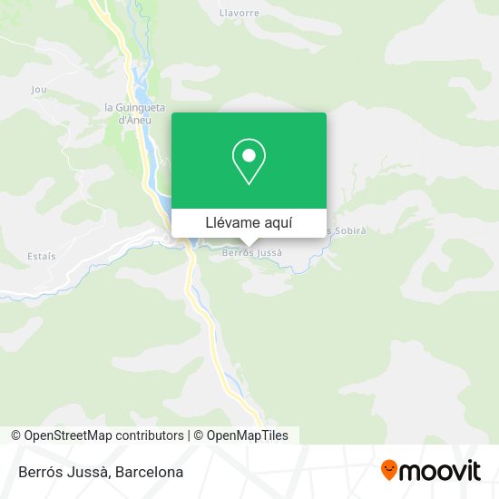 Mapa Berrós Jussà