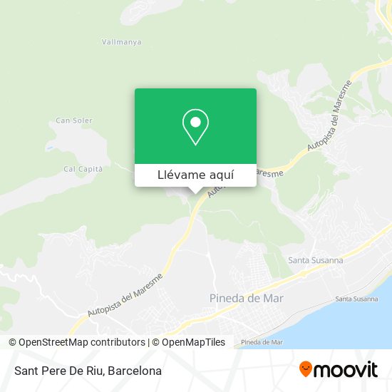 Mapa Sant Pere De Riu