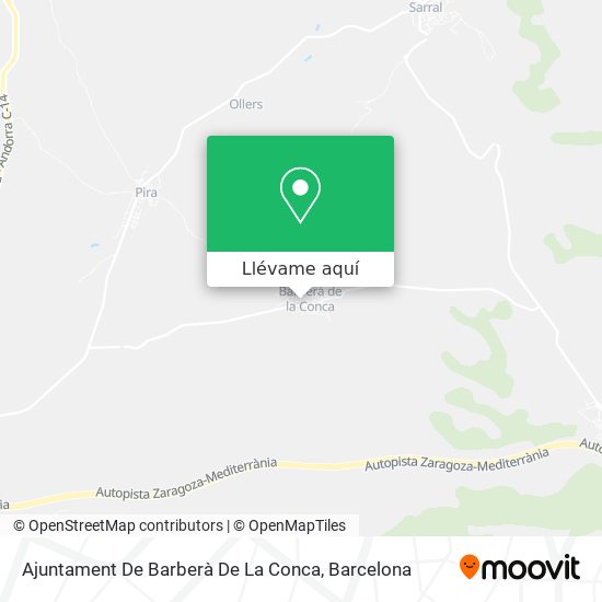Mapa Ajuntament De Barberà De La Conca