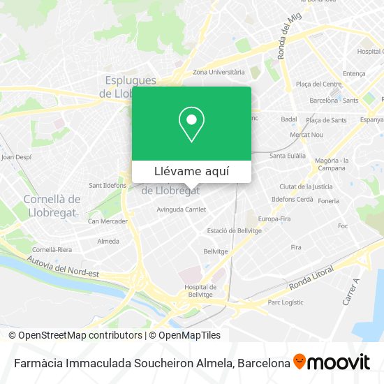 Mapa Farmàcia Immaculada Soucheiron Almela