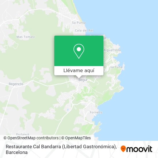 Mapa Restaurante Cal Bandarra (Libertad Gastronómica)