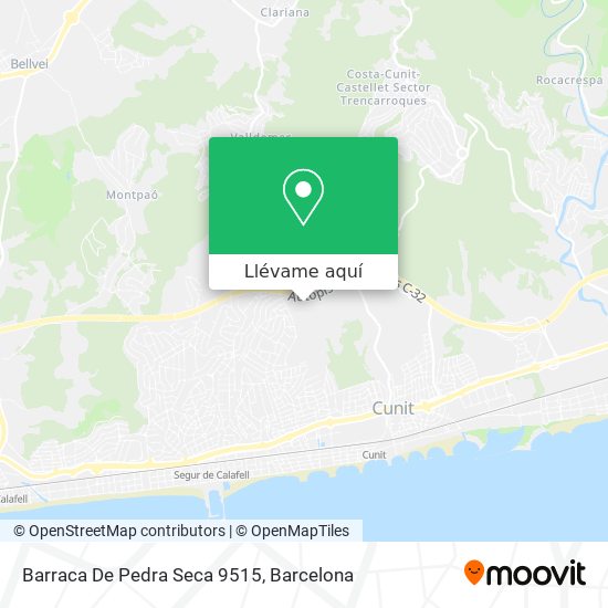 Mapa Barraca De Pedra Seca 9515