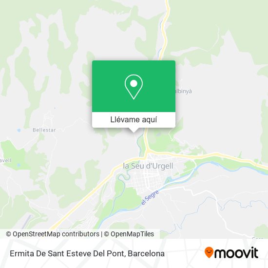 Mapa Ermita De Sant Esteve Del Pont