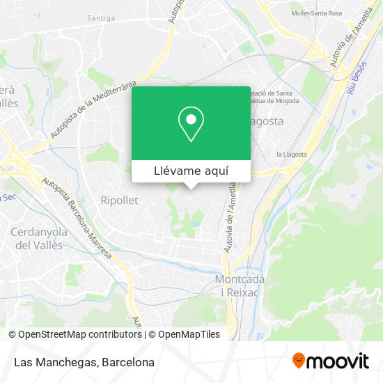 Mapa Las Manchegas