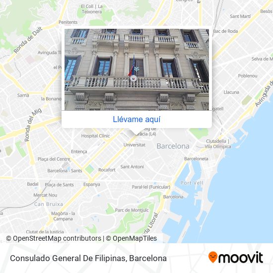 Mapa Consulado General De Filipinas
