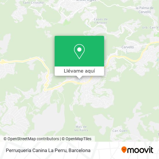 Mapa Perruqueria Canina La Perru