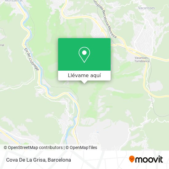 Mapa Cova De La Grisa