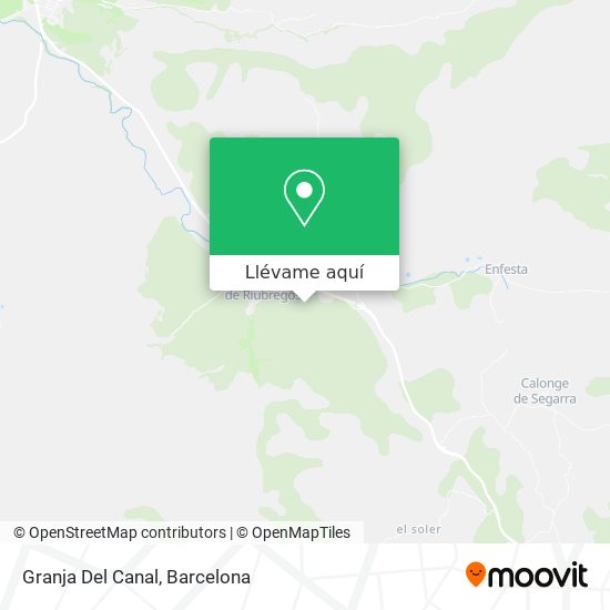 Mapa Granja Del Canal