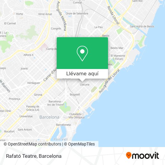 Mapa Rafató Teatre