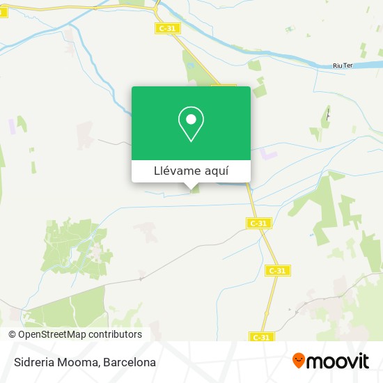 Mapa Sidreria Mooma