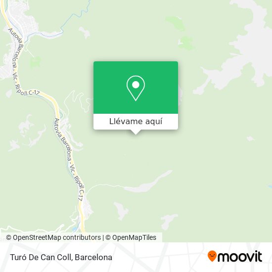 Mapa Turó De Can Coll