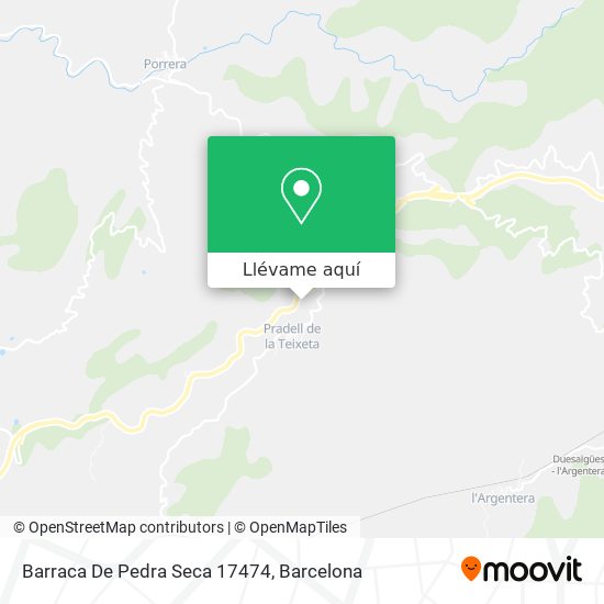 Mapa Barraca De Pedra Seca 17474