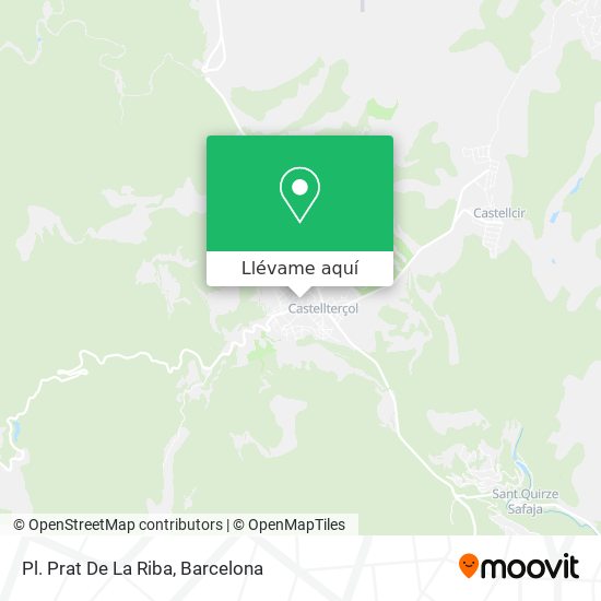 Mapa Pl. Prat De La Riba