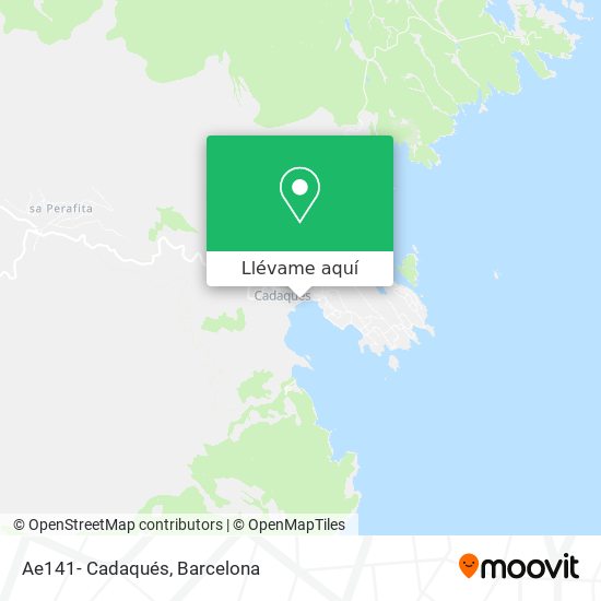 Mapa Ae141- Cadaqués