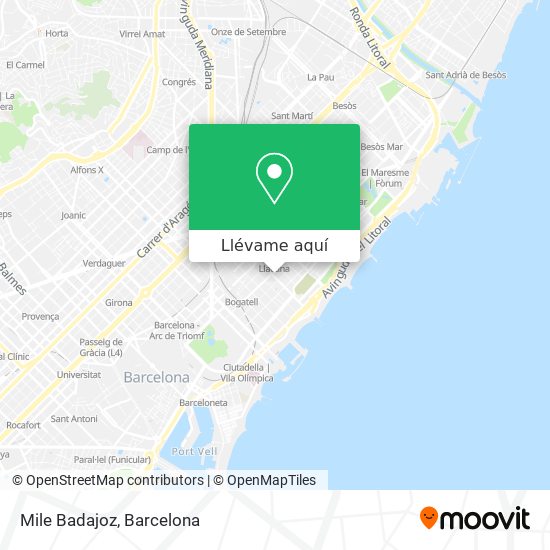 Mapa Mile Badajoz