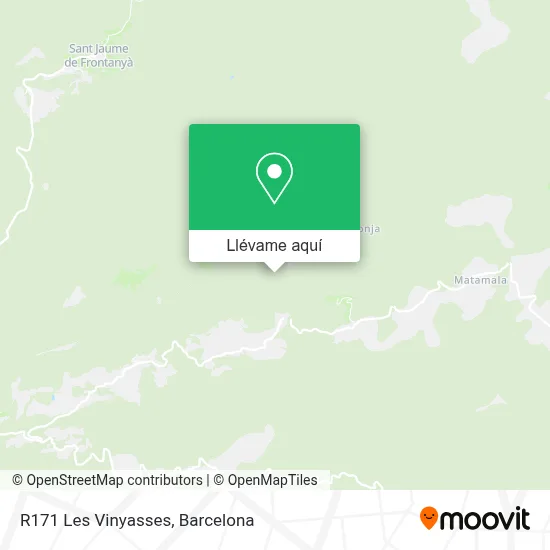 Mapa R171 Les Vinyasses