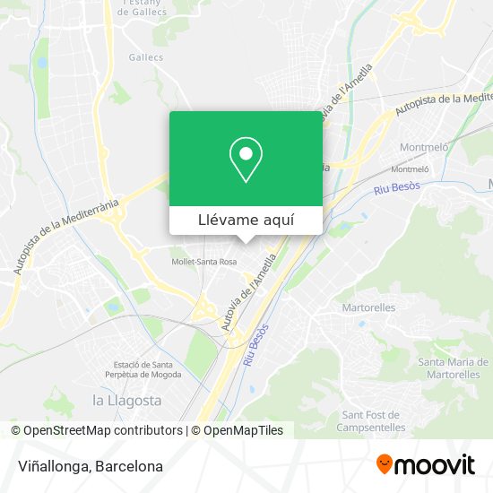 Mapa Viñallonga