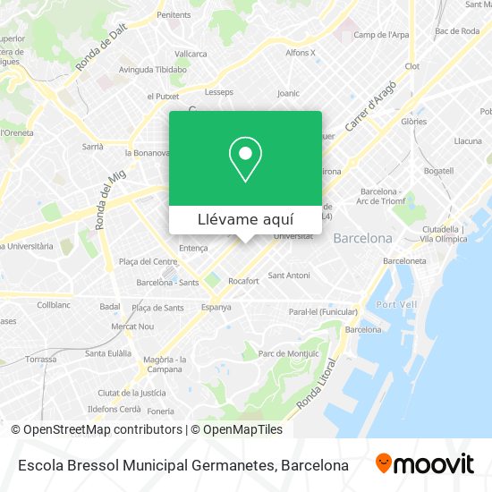 Mapa Escola Bressol Municipal Germanetes
