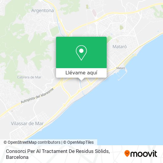 Mapa Consorci Per Al Tractament De Residus Sòlids