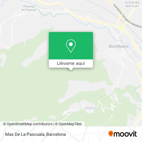 Mapa Mas De La Pascuala