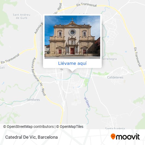 Mapa Catedral De Vic