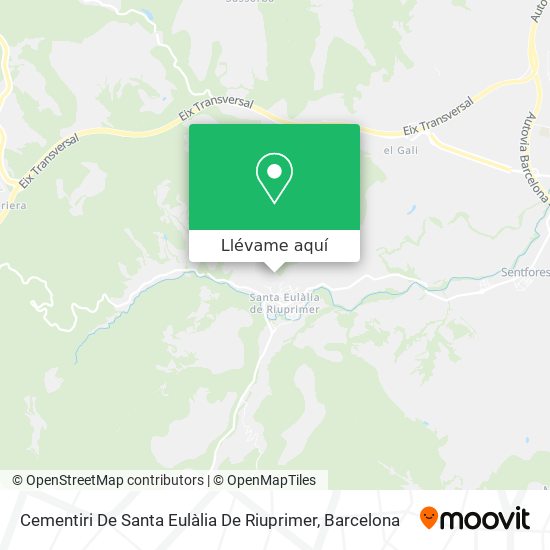 Mapa Cementiri De Santa Eulàlia De Riuprimer