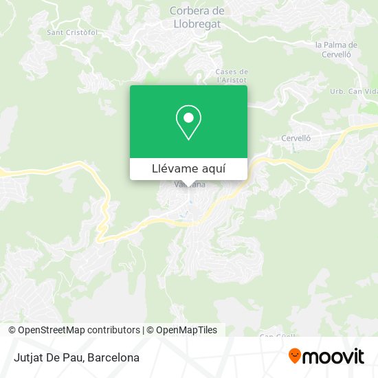 Mapa Jutjat De Pau