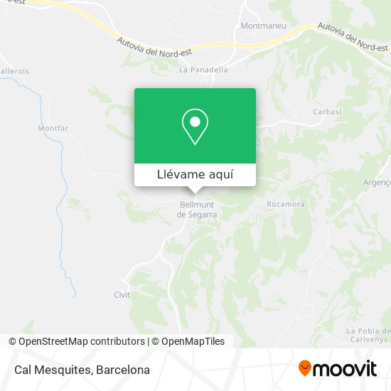 Mapa Cal Mesquites