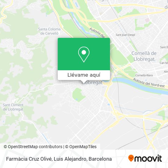 Mapa Farmàcia Cruz Olivé, Luis Alejandro